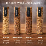 Whiskey Smoker Kit with Torch & Clear Glass