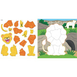 My First Color-By-Sticker Book At the Zoo