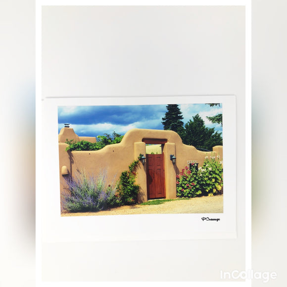 Cards - Gate With Adobe Wall