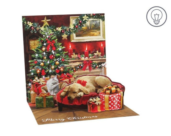 Holiday Room Pop Up Holiday Card
