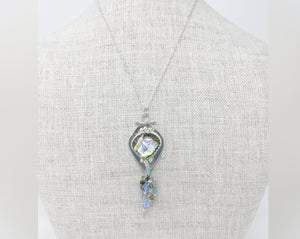 Natasha's "Opals" Necklace With Crystals