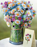 Field of Daisies Freshcut Paper Flower Card