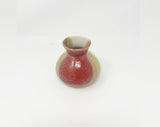 Small Porcelain Vase (Red/Tan/White)